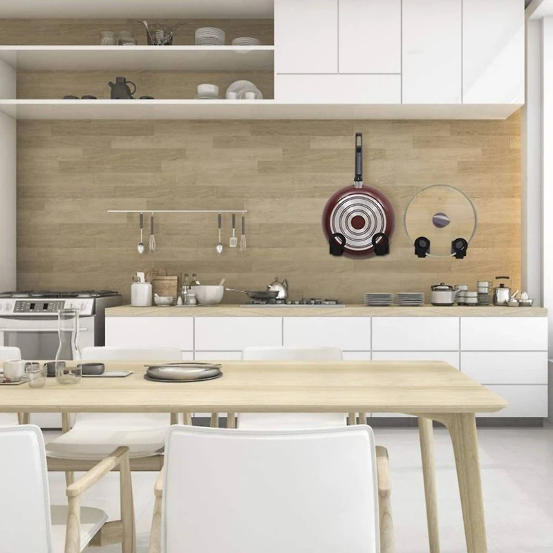 NEX™ Wall-Mounted Pot Lid Organizer Rack Set