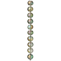 12 Packs: 10 ct. (120 total) Aqua Faceted Rondelle Glass Beads, 11mm by Bead Landing™