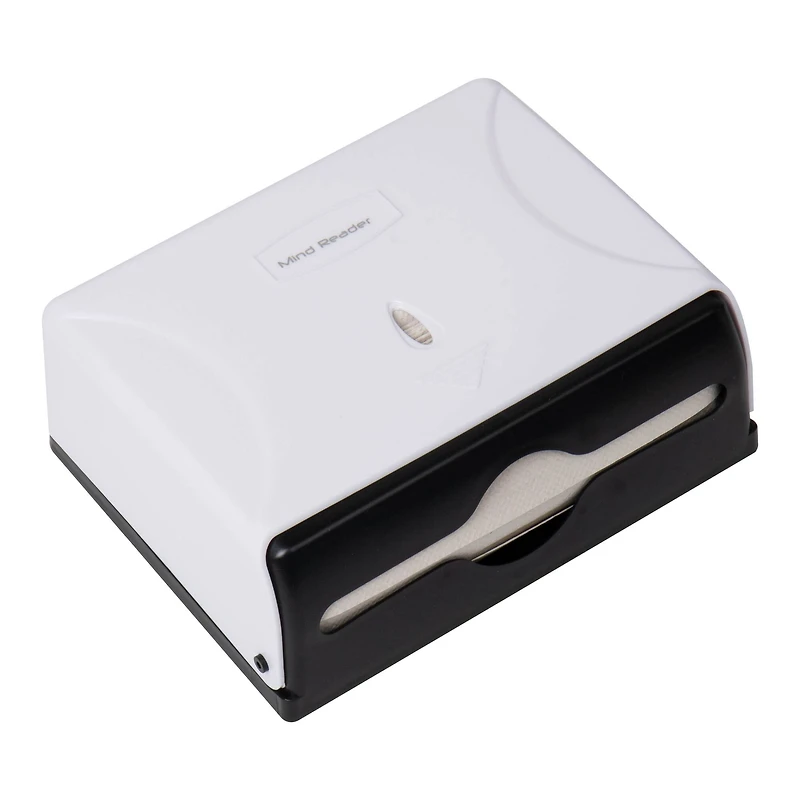 Mind Reader White Multi-Fold Paper Towel Dispenser