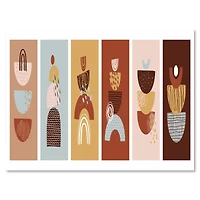 Designart - Minimalistic Compostion of Organic Shapes II