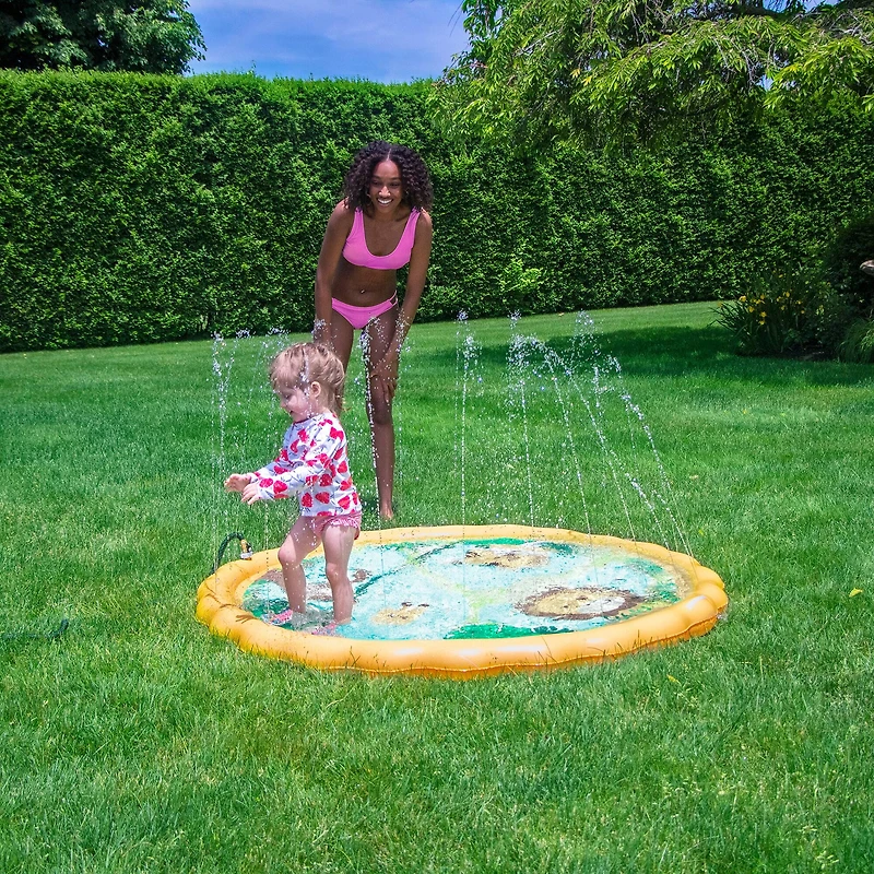 Swim Central 5ft. Inflatable Safari Children's Sprinkler Mat