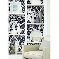 RoomMates Vine Damask Peel & Stick Wallpaper