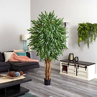 6ft. Potted Weeping Ficus Silk Tree