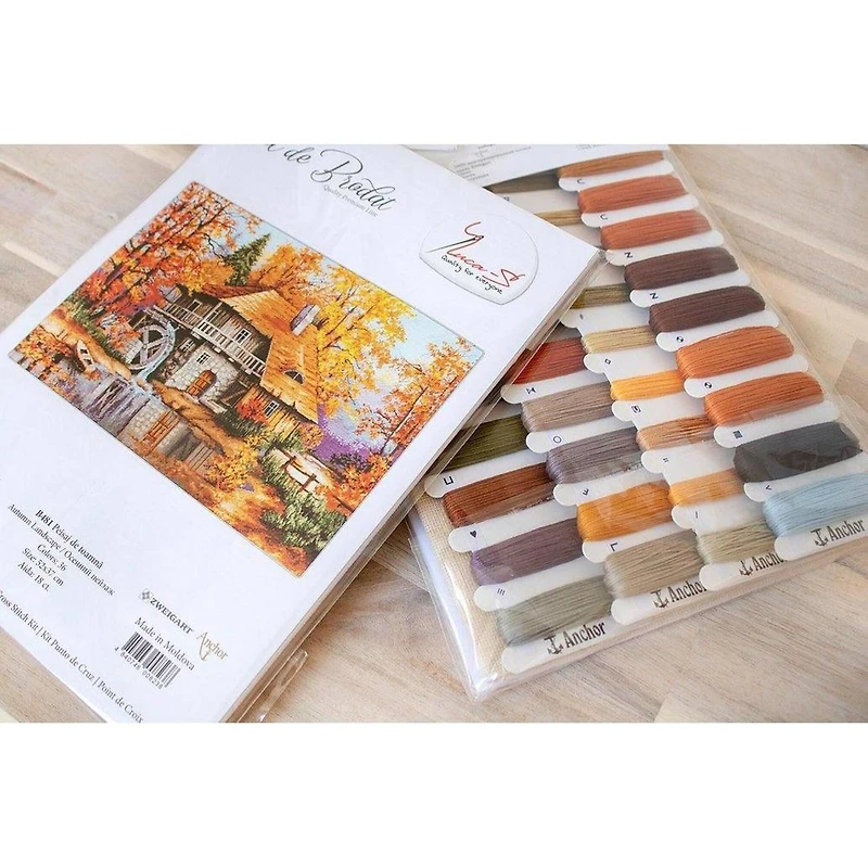 Luca-S Autumn Landscape Counted Cross Stitch Kit
