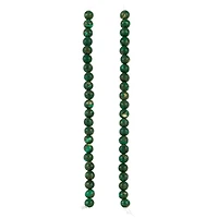 Green Reconstituted Dyed Malachite Round Beads, 5.5mm by Bead Landing™