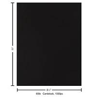 PA Paper® 8.5" x 11" 65lb. Smooth Cardstock, 1,000 Sheets