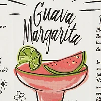 Tropical Sips Recipe Embellished Dishtowel (Set of 3)