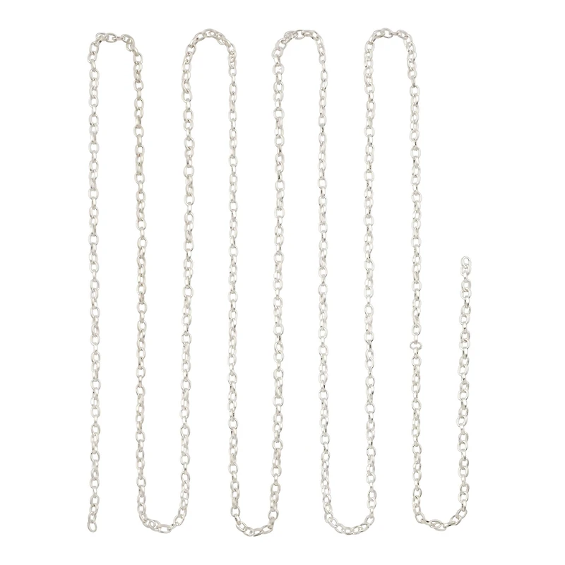 Silver Cable Necklace by Bead Landing™