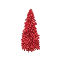 Hello Honey® 7.5" Hot Pink Fabric Yarn Tree with Wood Base