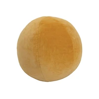 Gold Cotton Velvet Orb Pillow