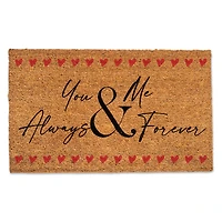 You & Me Always & Forever Doormat