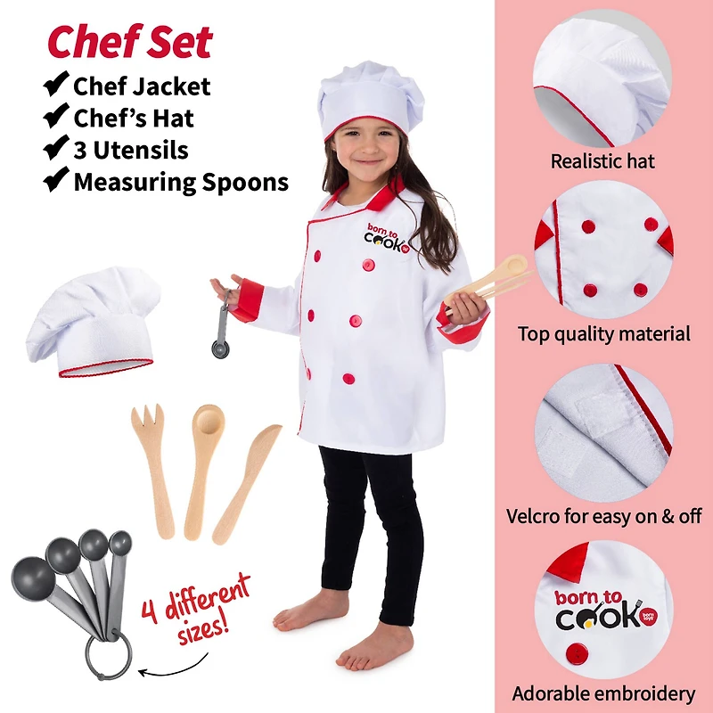 Bintiva Dress Up & Drama Play Helping at Home Costume Trunk Set