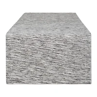 DII® 108" Tonal Recycled Cotton Slubby Rib Table Runner