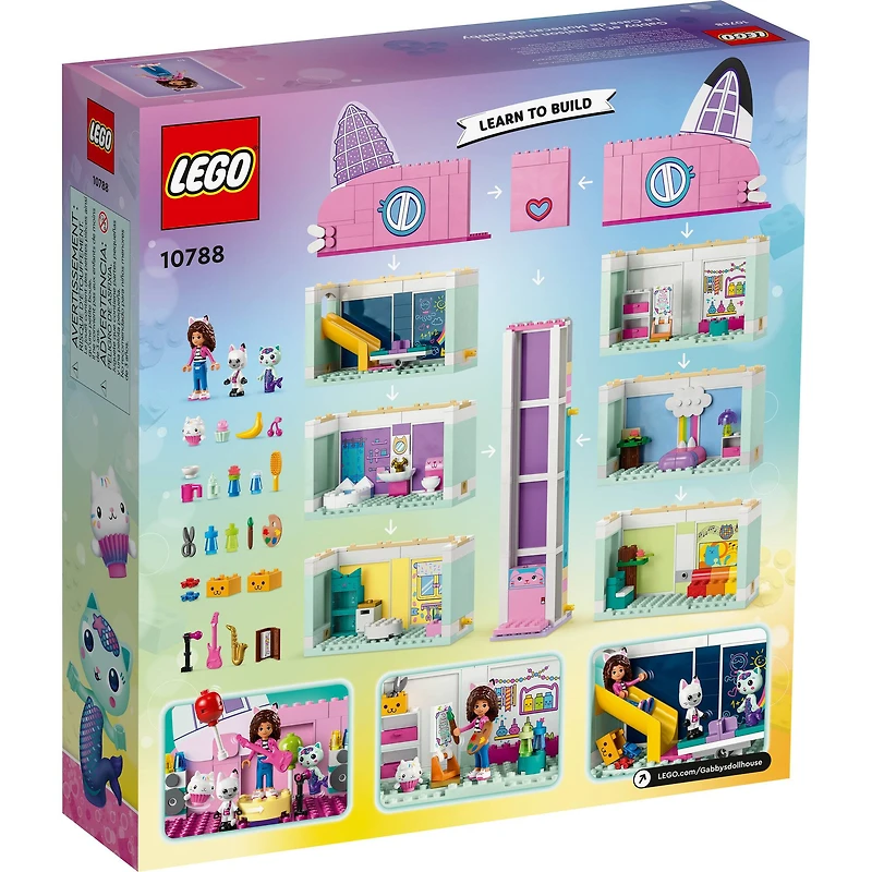 LEGO® Gabby’s Dollhouse 10788 Building Toy Set (498 Pieces)