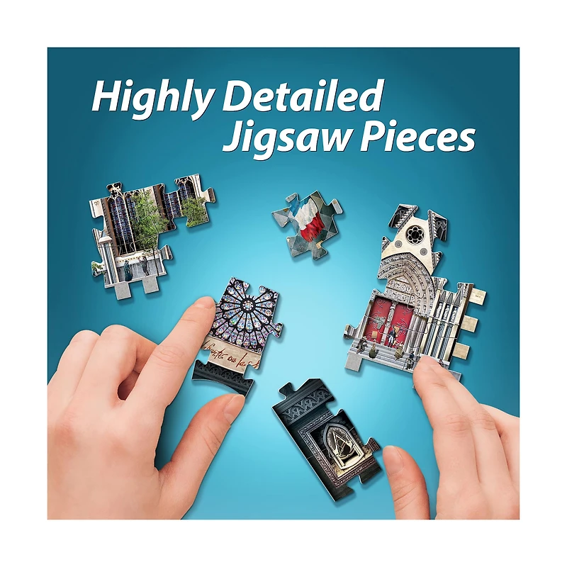 Assassin's Creed Unity - Notre-Dame 3D Puzzle: 860 Pcs