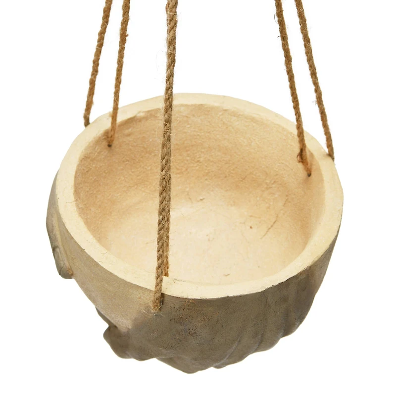 Hanging Hands Cement Planter with Jute Hanger