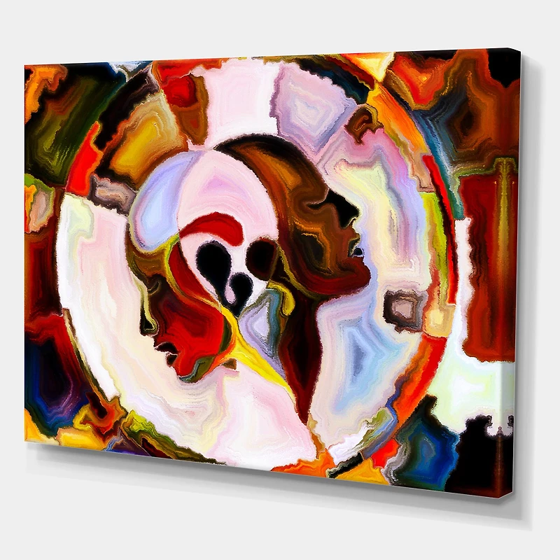 Designart - Union Of Male And Female Faces III