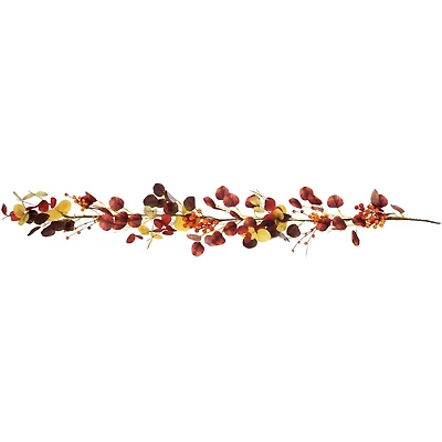 5ft. Berries & Maple Leaves Artificial Fall Harvest Garland