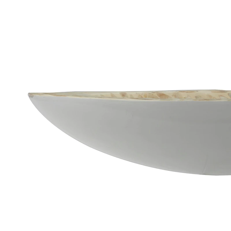 White Mother of Pearl Coastal Tray