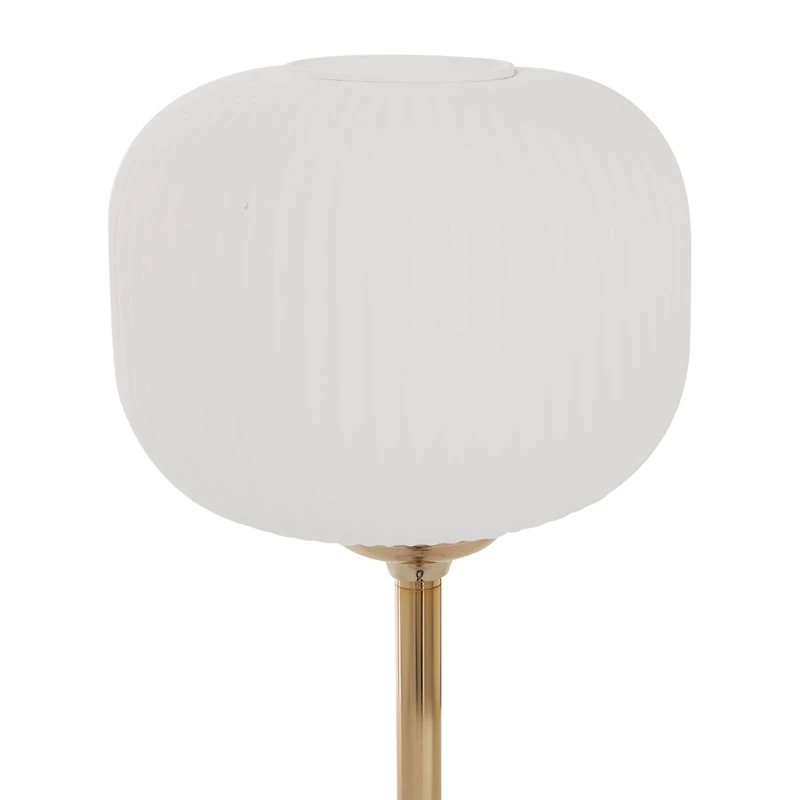 CosmoLiving by Cosmopolitan 23" White Metal Modern Table Lamp