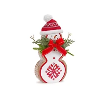 Resin Snowman Figurine Set