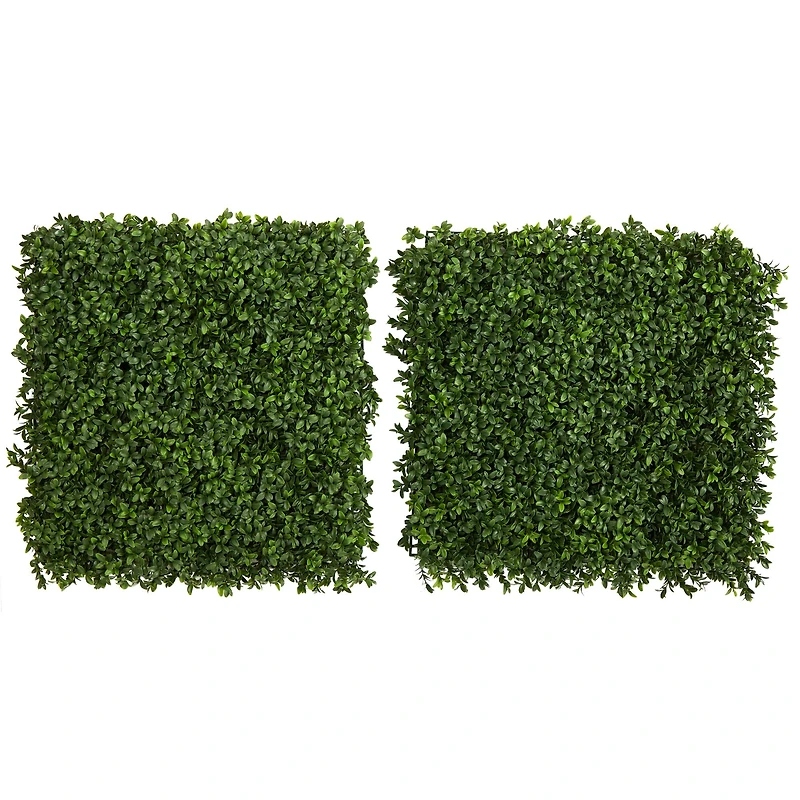 Boxwood Artificial Wall Mats, 2ct.