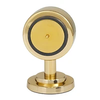 Gold Modern Abstract Clock, 4" x 4" x 7"