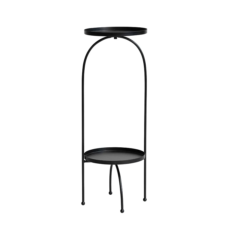 Hello Honey® 28" Black Modern Metal Plant Stand