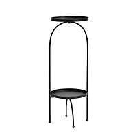 Hello Honey® 28" Black Modern Metal Plant Stand