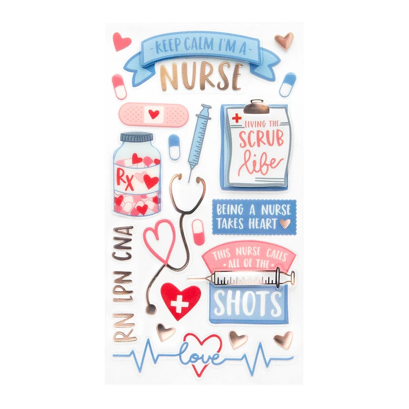 Nurse Dimensional Stickers by Recollections™