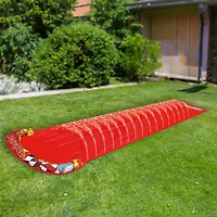 Pool Central® 16.5ft. Red Inflatable Race Car Themed Water Slide