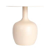 Hello Honey® Cream Chic Metal Round Side Table