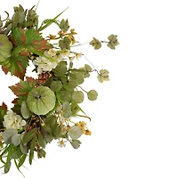 24" Pumpkins & Berries Artificial Fall Harvest Twig Wreath