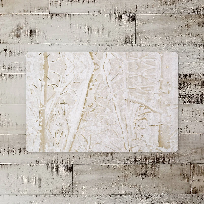 Snowy Woods 27x18 Floor Mat