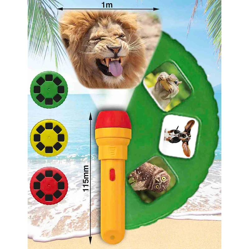 Brainstorm Toys Funny Animals Torch & Projector