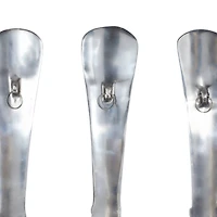 23" Silver Aluminum Traditional Wall Décor Set, 3ct.