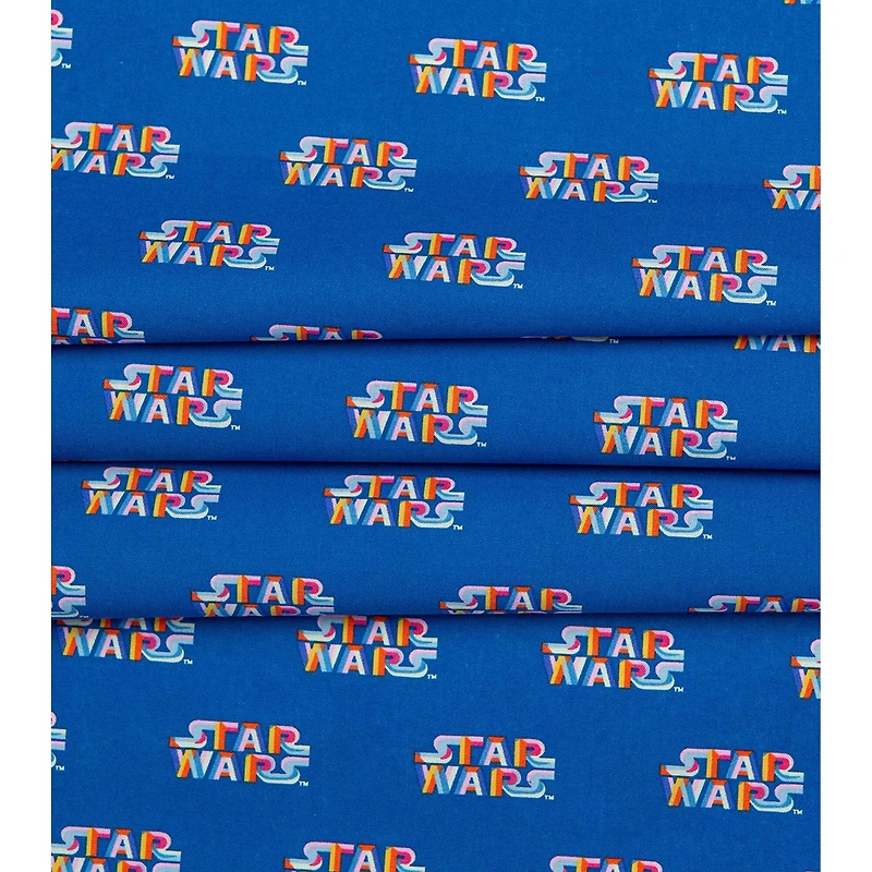 Star Wars™ Neon Logo Precut Cotton Fabric