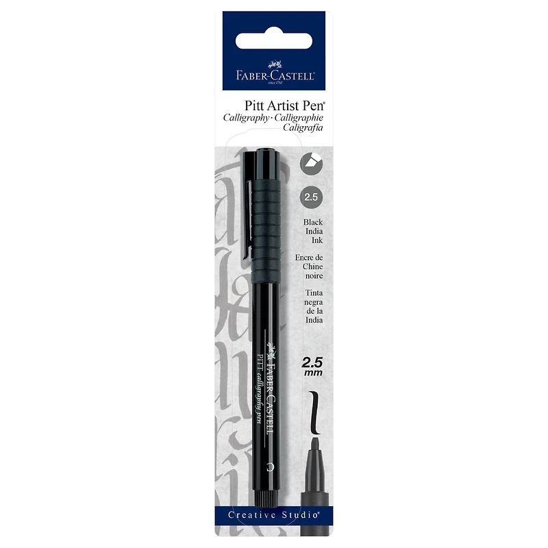 Faber-Castell® PITT 2.5mm Black Calligraphy Pen