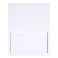 12 Packs: 50 ct. (600 total) Gold Trim Place Cards by Recollections™
