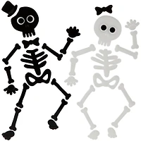 Double Sided Halloween Gel Window Clings, 4ct.