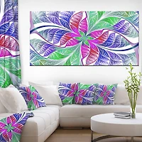 Designart - Flower like Fractal Stained Glass