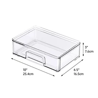 Small Clear Stacking Plastic Drawer by Simply Tidy®