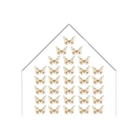 Butterfly Pattern 12" x 12" House Shaped Canvas