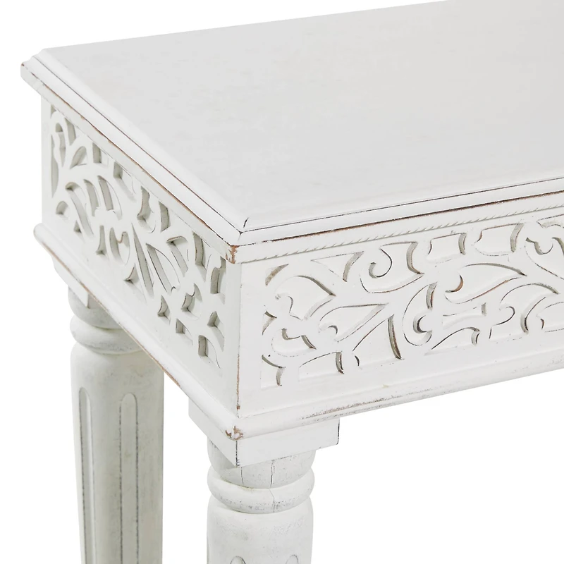 Farmhouse Mango Wood Console Table