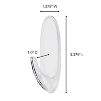 3M Command™ Outdoor Window Hook with Clear Strips