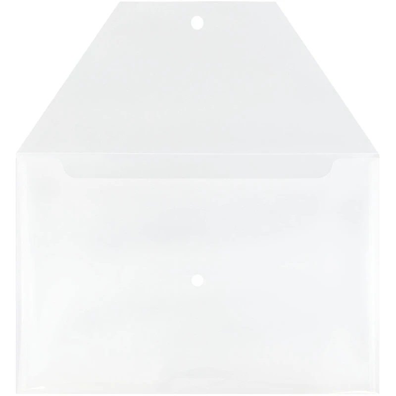 JAM Paper 9.75" x 14.5" Plastic Snap Closure Envelopes