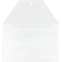 JAM Paper 9.75" x 14.5" Plastic Snap Closure Envelopes