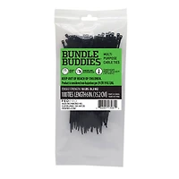 Bundle Buddies™ 6" Black Multi-Purpose Cable Ties, 100ct.