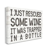 Stupell Industries Wine Trapped in Bottle Wall Accent