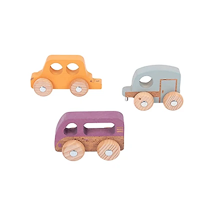 TickiT® Rainbow Wooden Adventure Vehicles Play Set